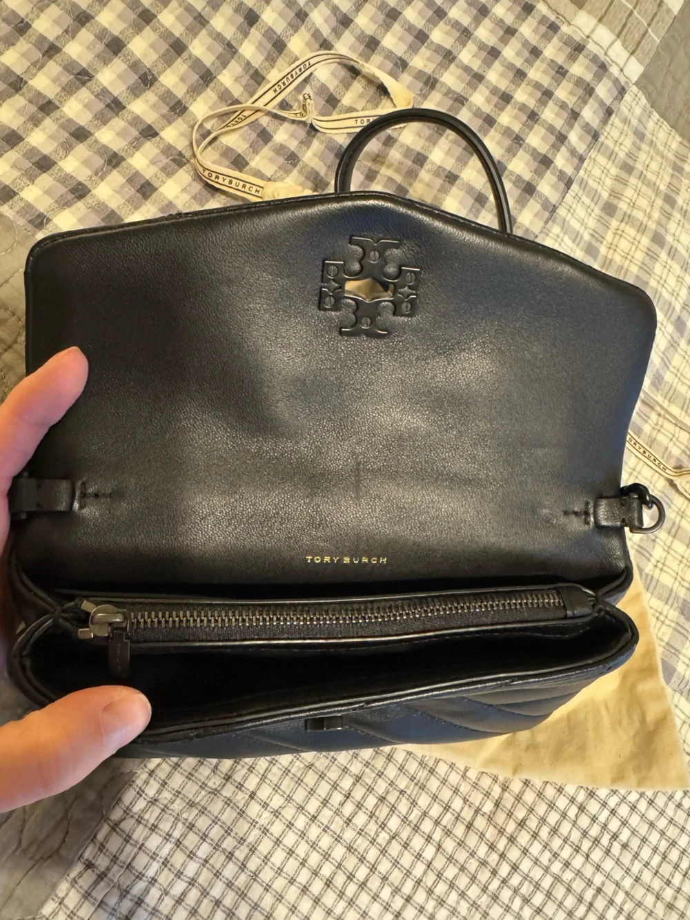 Tory Burch Kira Chevron Chain Wallet
